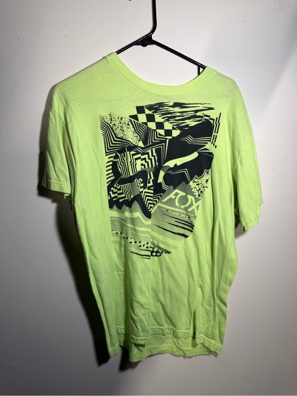 Fox Men’s Neon Lime Graphic Short Sleeve Tee